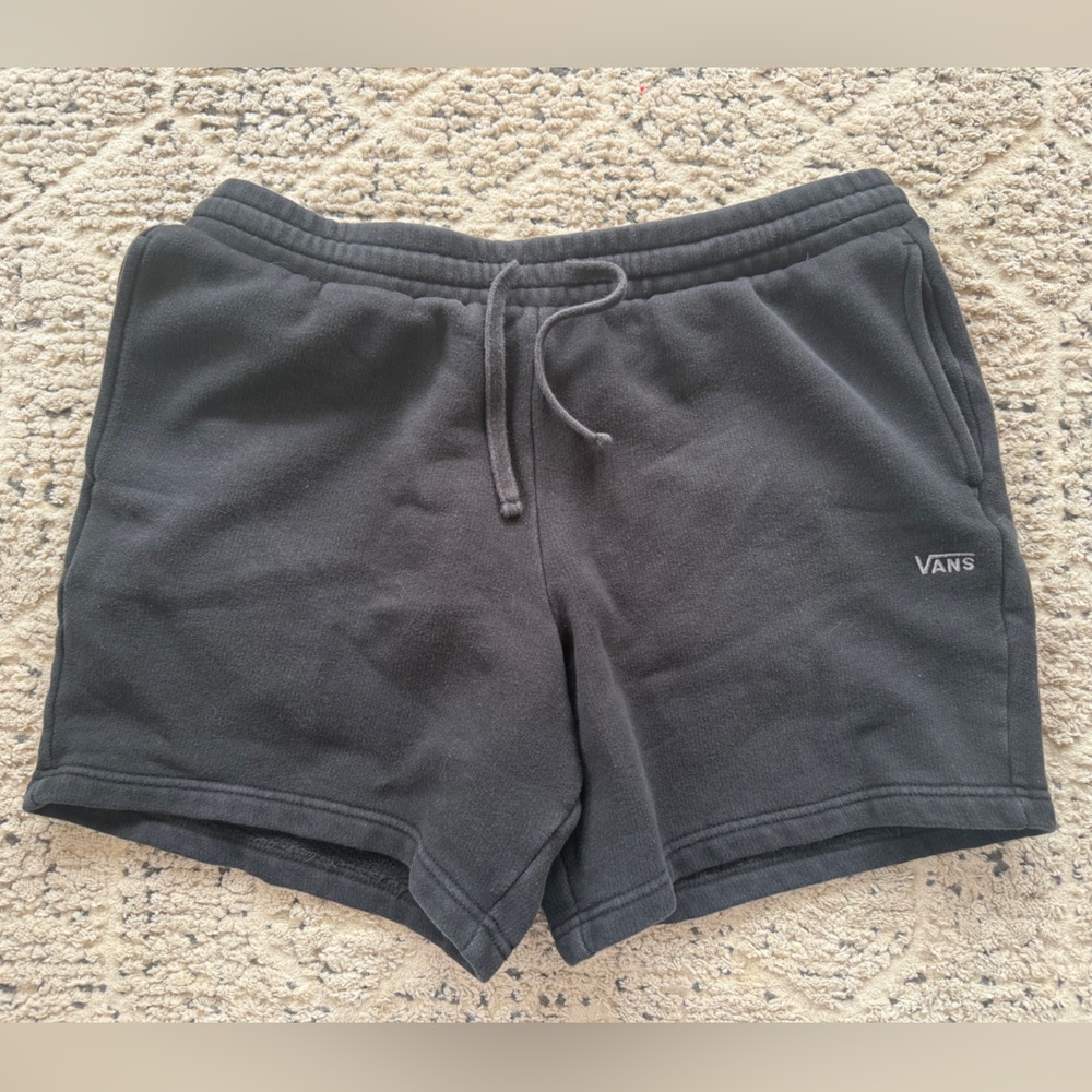 Vans Black Fleece Shorts size large